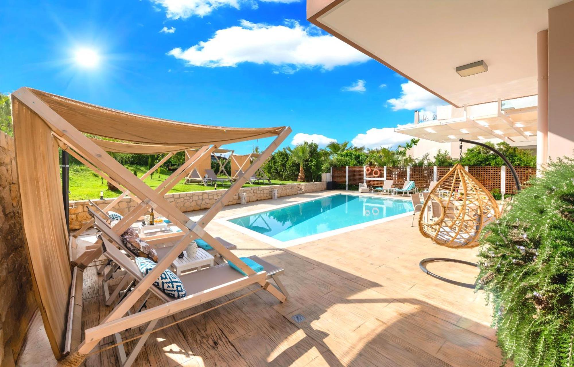 Allas Villa Heated Pool Chania  Екстер'єр фото