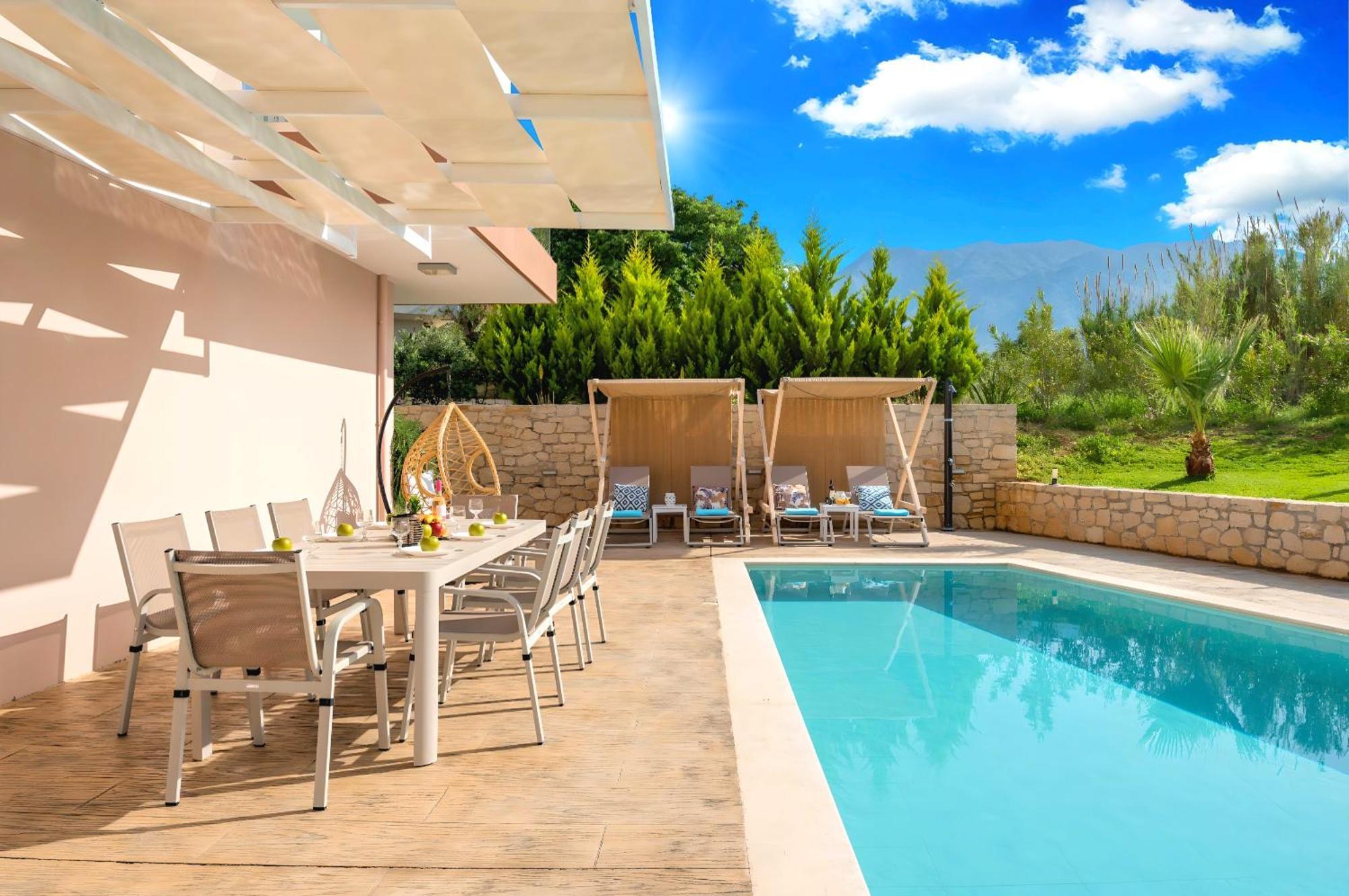 Allas Villa Heated Pool Chania  Екстер'єр фото